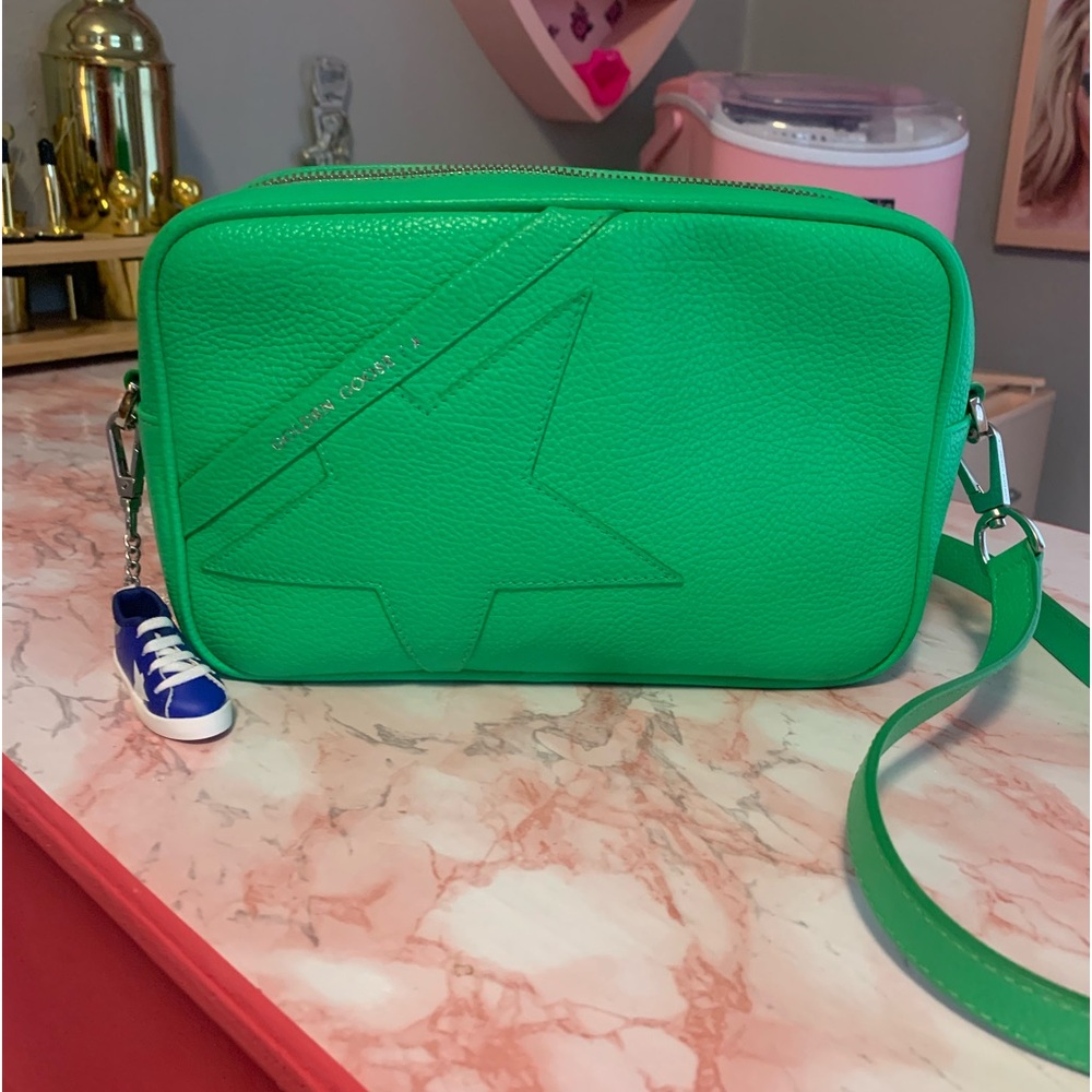 Golden Goose Star Bag in Neon Green
